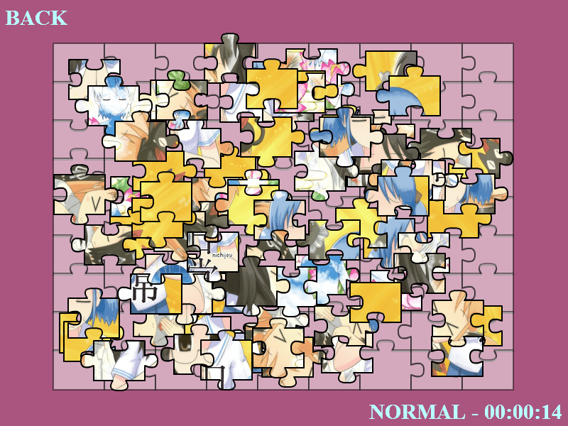 Nichijou Jigsaw screenshot