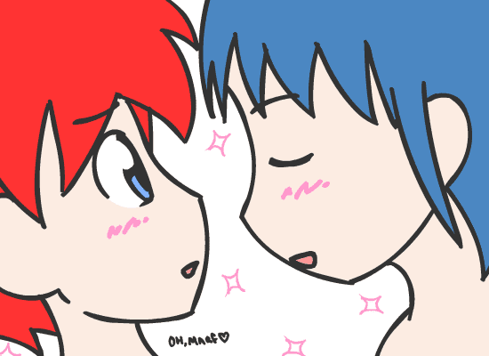 Marth and Roy In Avenue Q's "If You Were Gay" screenshot