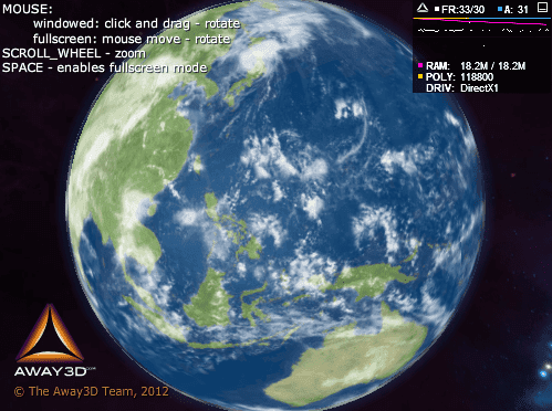 Globe Demo screenshot