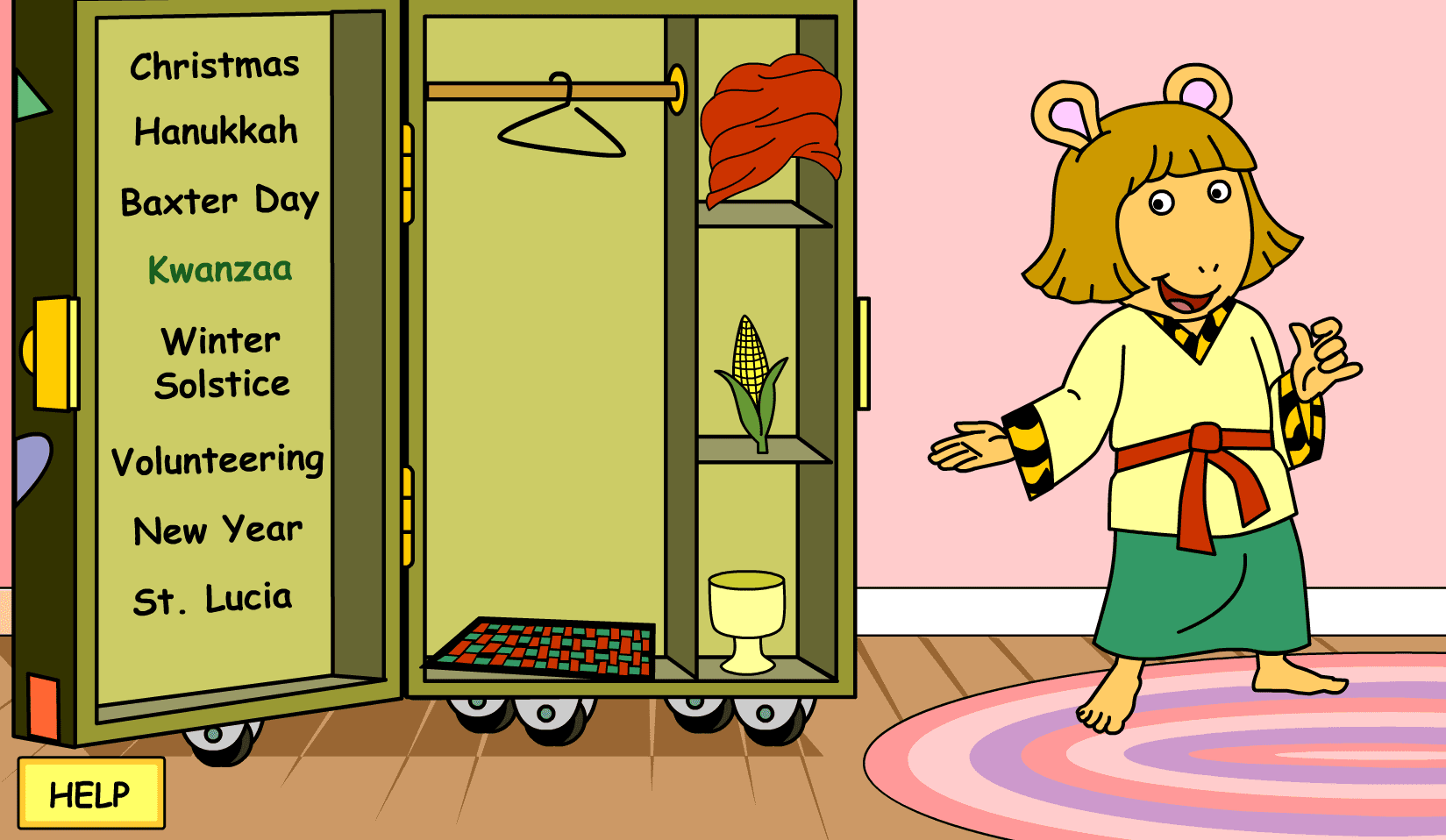 D.W.'s Dress Up screenshot