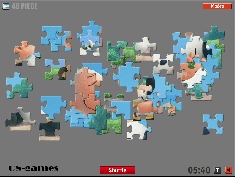 Peanuts Jigsaw screenshot