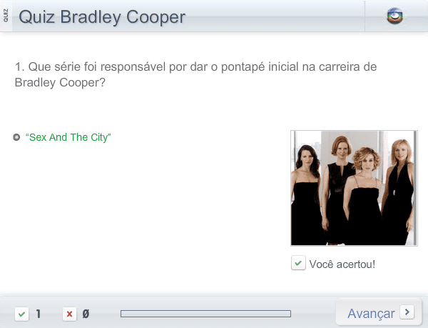 Quiz Bradley Cooper screenshot