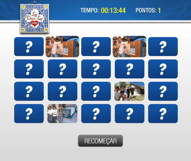 Lar Doce Lar Jogo da Memória screenshot