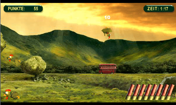 Moorhuhn Online Contest 2: Deutschland screenshot
