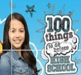 100 Things to do Before High School Sliding Puzzle