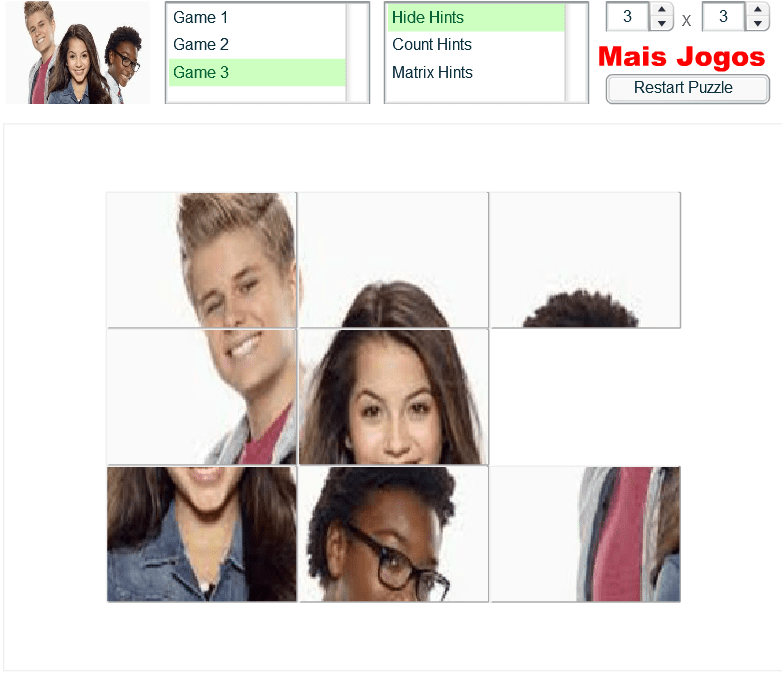 100 Things to do Before High School Sliding Puzzle screenshot