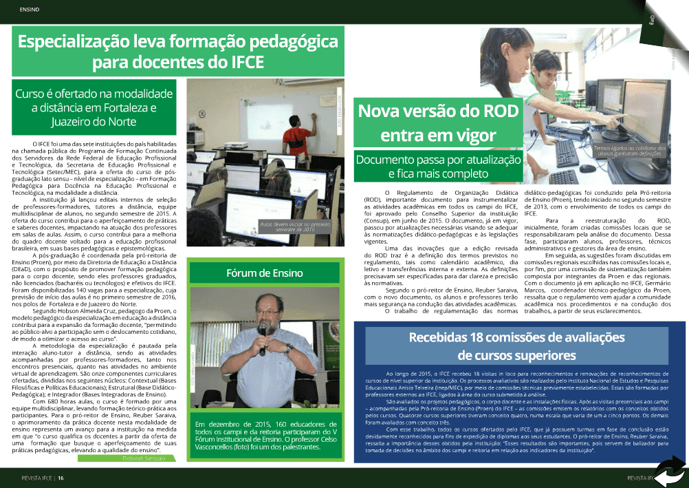 Revista IFCE - Fevereiro de 2016 screenshot