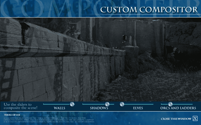Lord Of The Rings: Custom Compositor screenshot