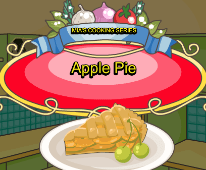 Mia Cooking Apple Pie