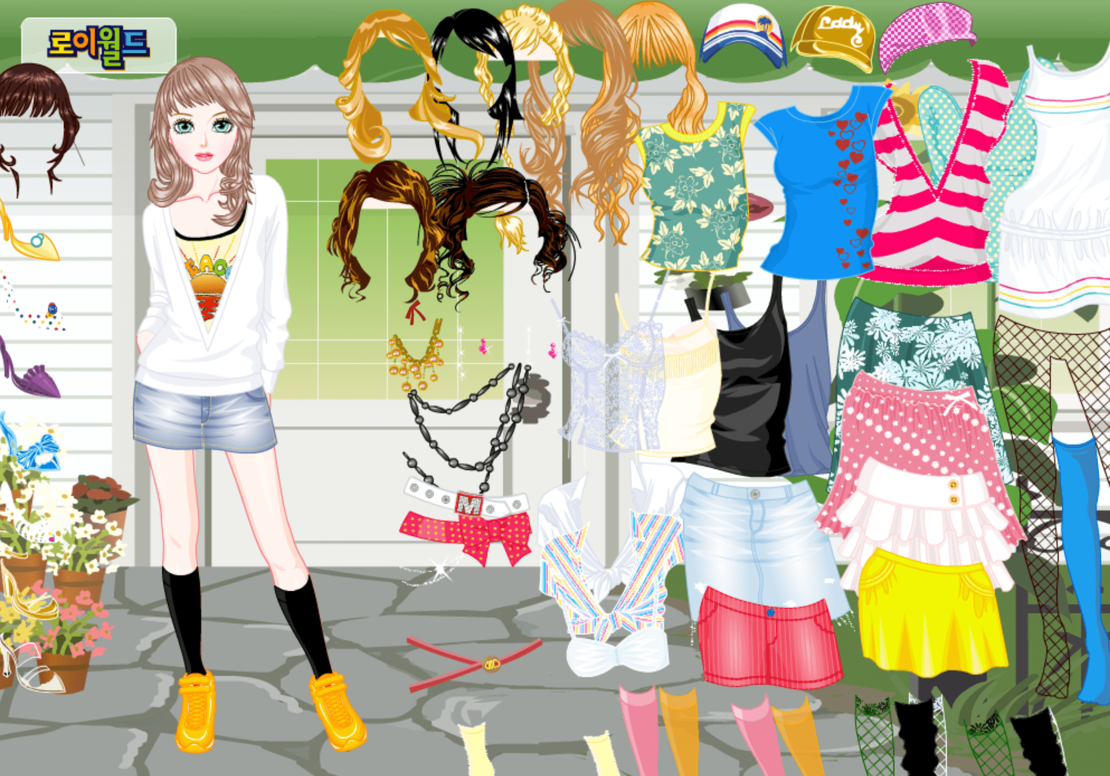 Roiworld Mismatched Style Dressup screenshot