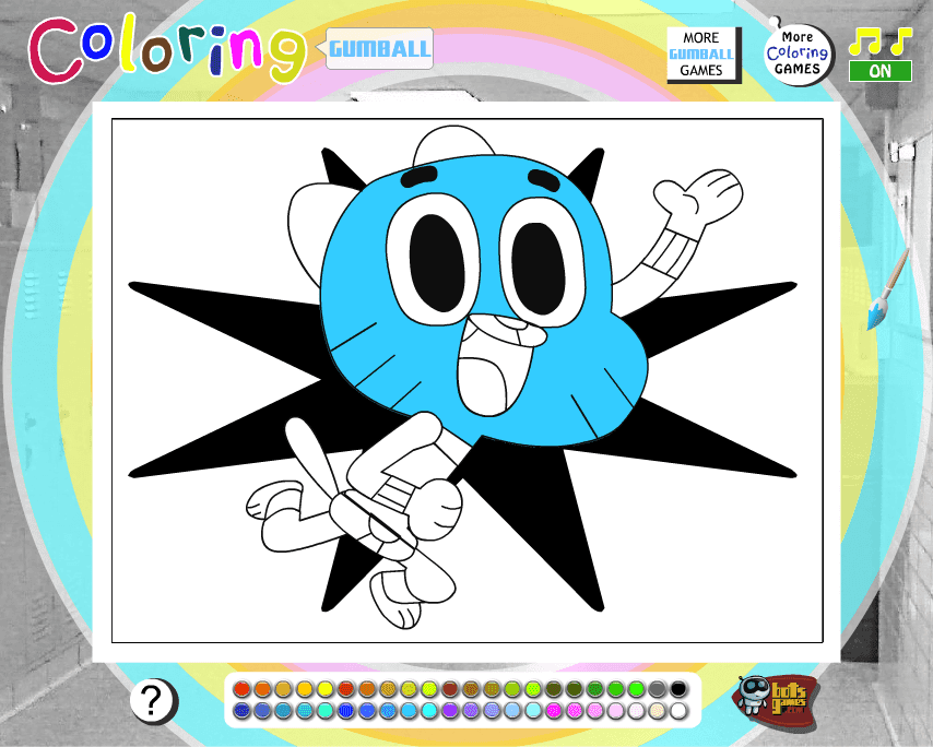 Coloring Gumball screenshot