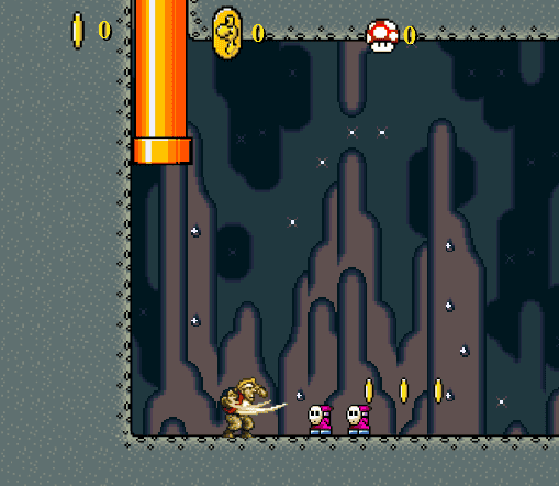 Super Marco Bros. Level 003: Going Down screenshot