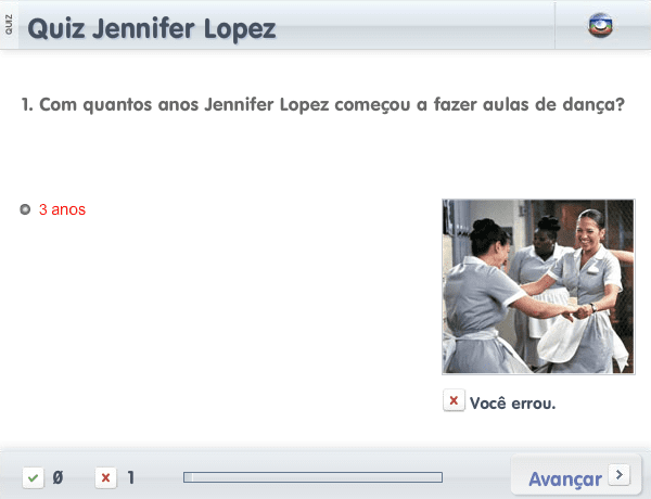 Quiz Jennifer Lopez screenshot