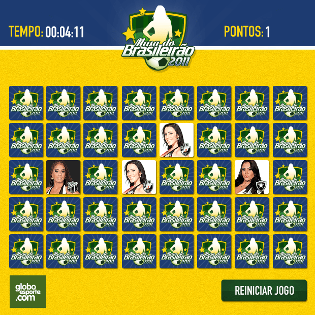 Musa do Braileirão 2011 Jogo da Memória screenshot