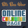 Big Bad Wolf Online Coloring Page
