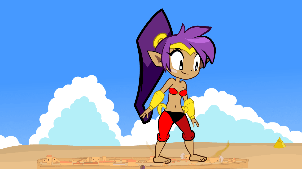 Giant Shantae's Skips Around, Crushing Everything screenshot
