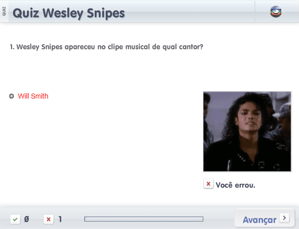 Quiz Wesley Snipes screenshot