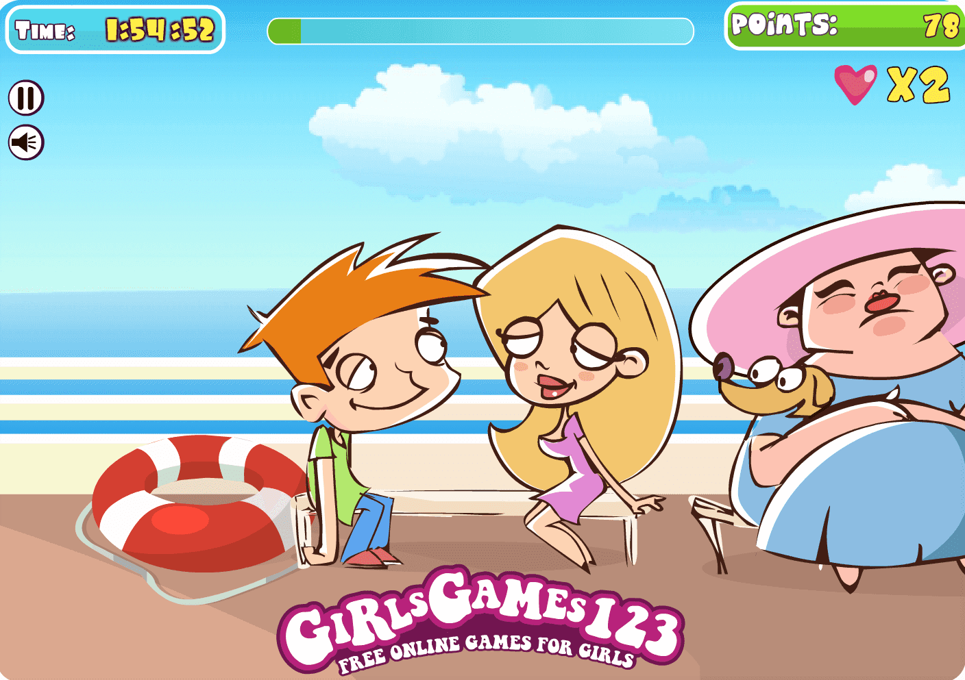 Kissing on a Ferry screenshot