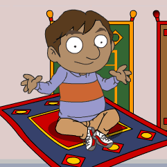Ali and the magic carpet