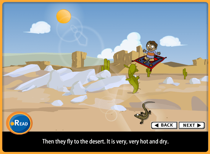 Ali and the magic carpet screenshot