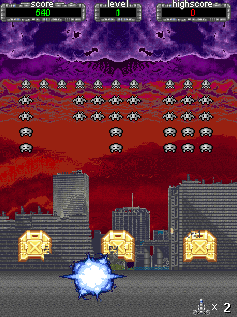 Space Invaders screenshot