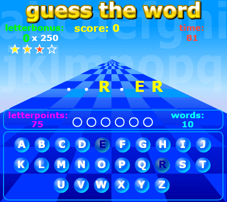 Guess the Word screenshot