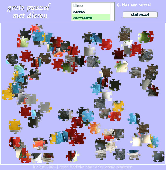 Grote Puzzel met Dieren screenshot