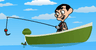 Mr Bean Fishing