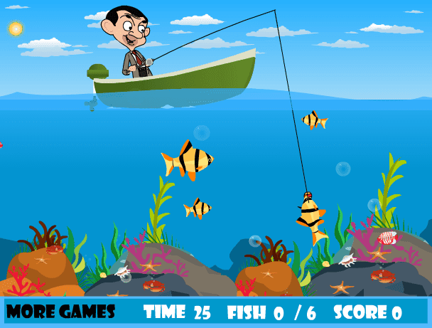 Mr Bean Fishing screenshot