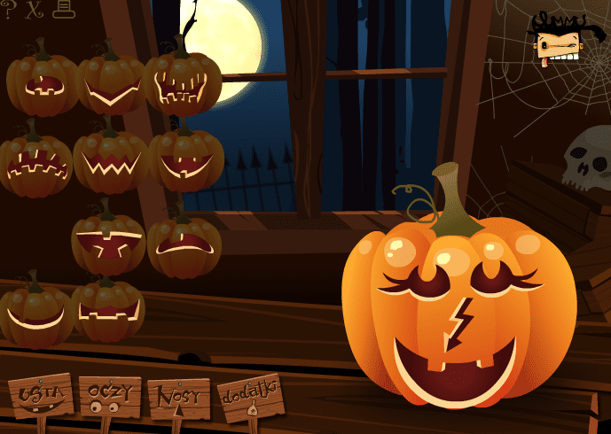 Halloweenowa dynia screenshot