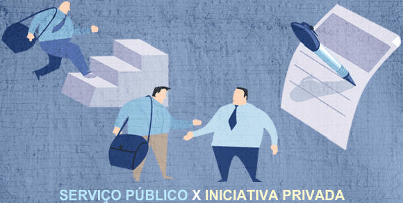Serviço Público x Iniciativa Privada