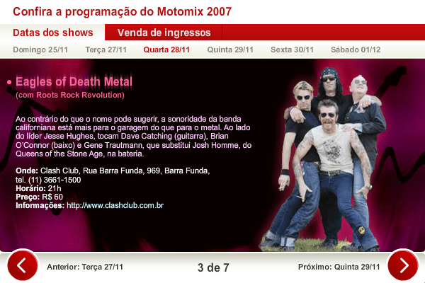 Confira a Programação do Motomix 2007 screenshot
