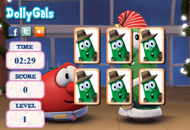 VeggieTales Memory Cards screenshot