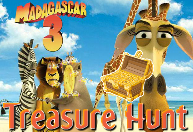Madagascar 3 Treasure Hunt