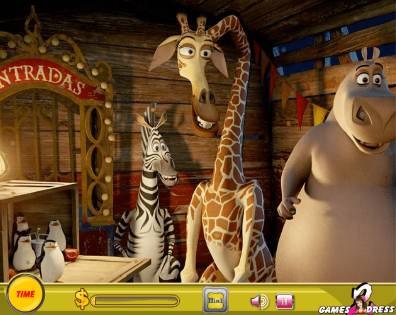 Madagascar 3 Treasure Hunt screenshot