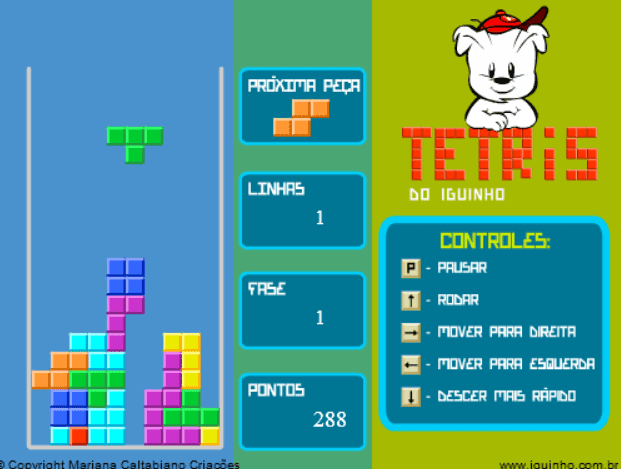 Tetris do Iguinho screenshot