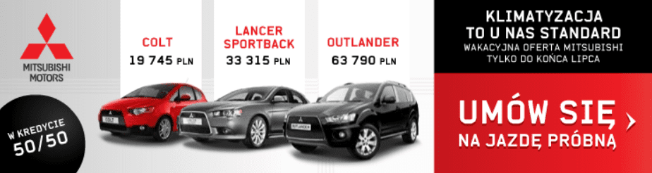 Dealer Mitsubishi Motors Banner Ad screenshot