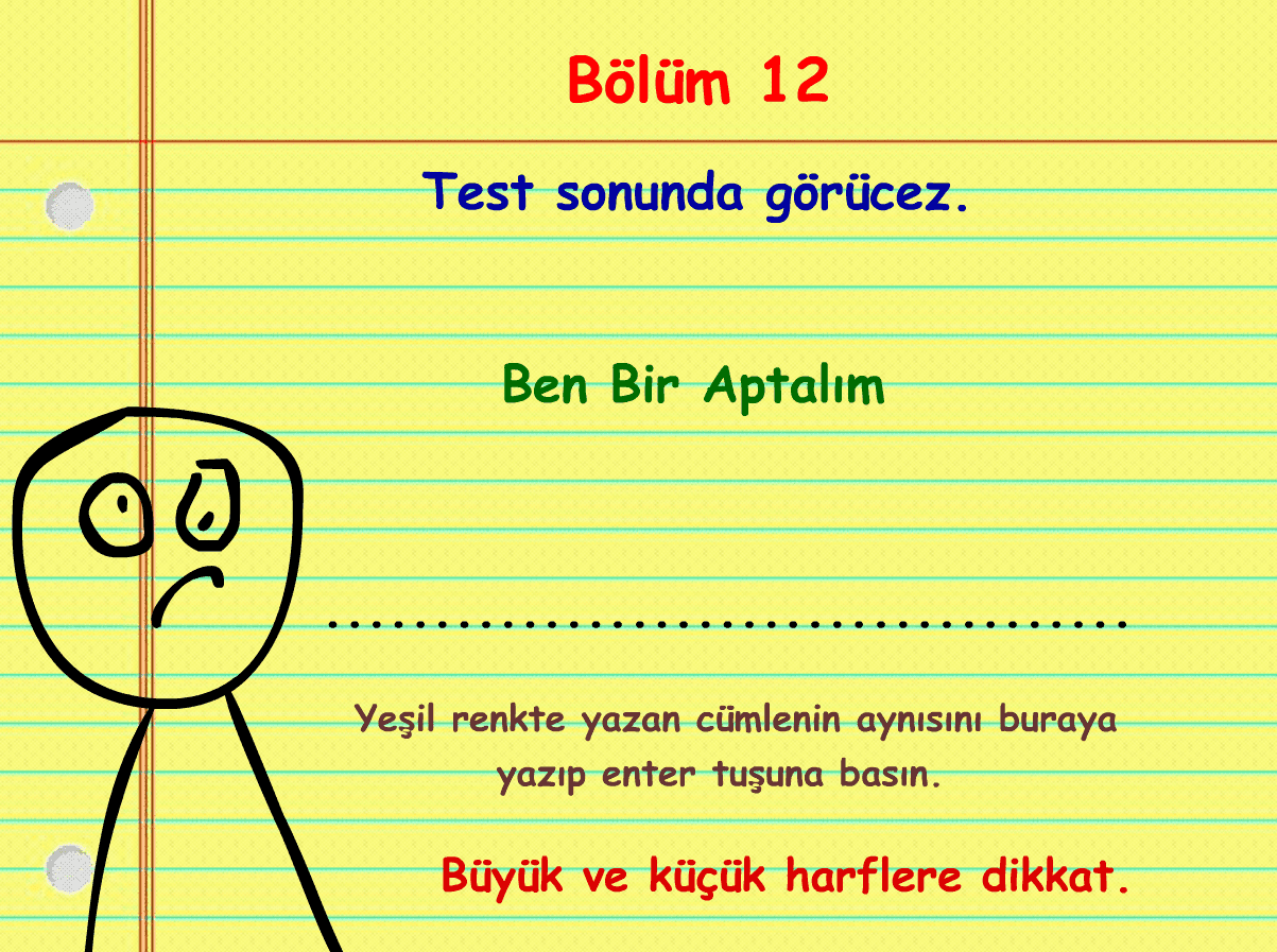 Aptallık Testi screenshot