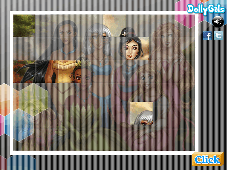 Disney Princesses Set the Blocks screenshot