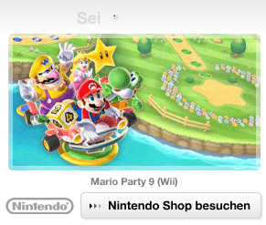 Amazon Nintendo Shop Banners screenshot