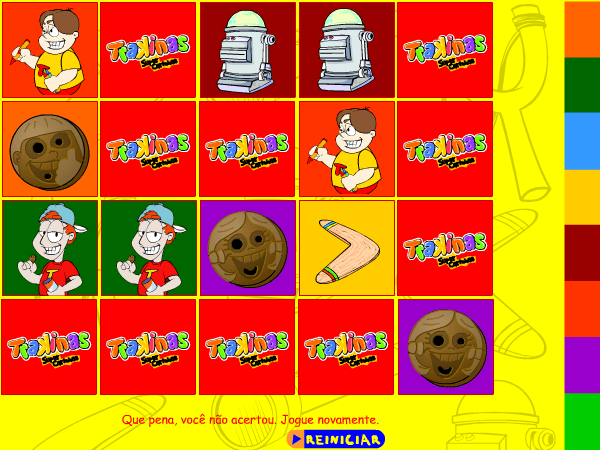 Jogo da Memória Trakinas screenshot