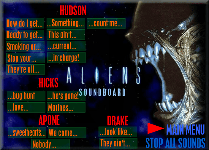 Aliens Soundboard screenshot