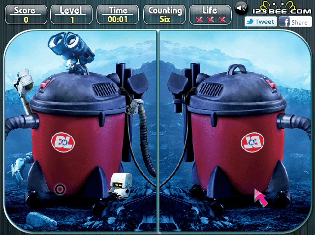 Wall E - Spot the Difference screenshot