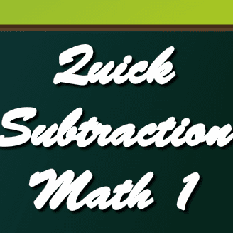 Quick Subtraction Math 1