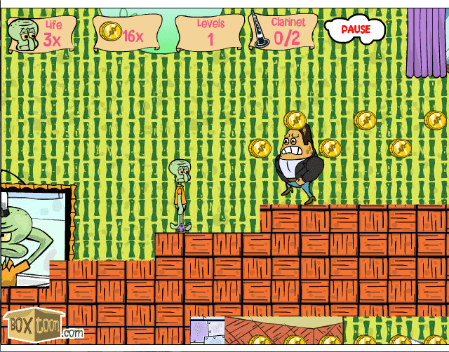 Squidward - The Lost Clarinets screenshot