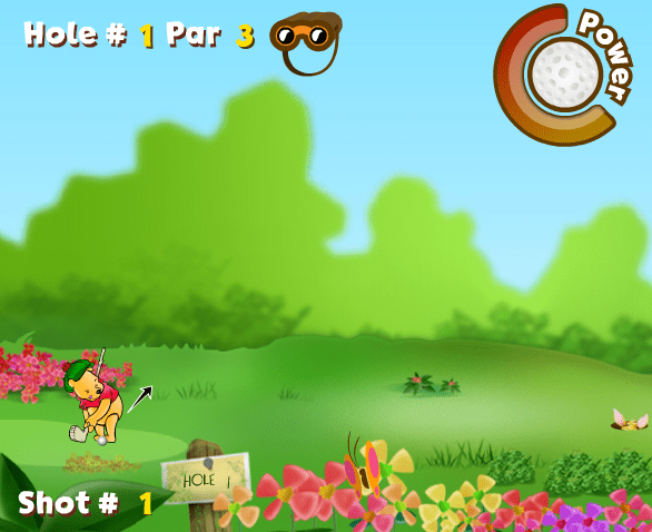 Winnie the Pooh's 100 Acre Wood Golf screenshot
