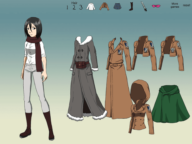 Mikasa Dress Up screenshot