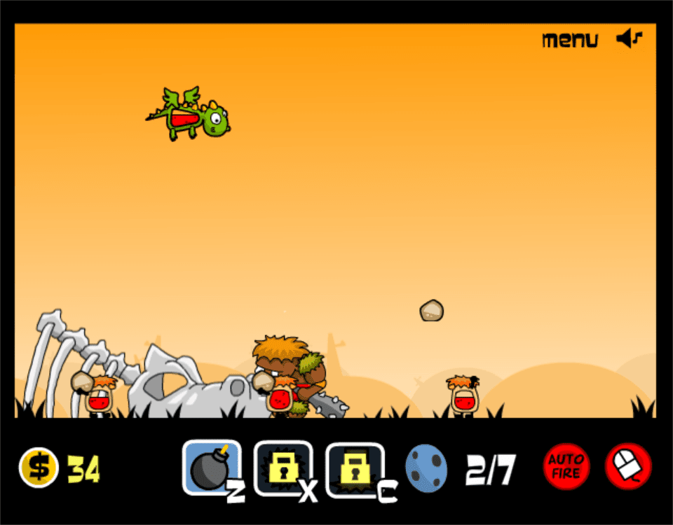 Bamboo Dino screenshot