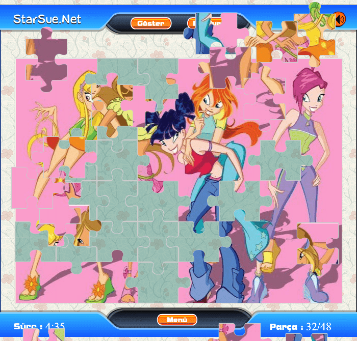 Winx Club Puzzle 2 screenshot