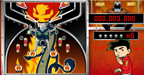 Jake's Inferno Pinball screenshot